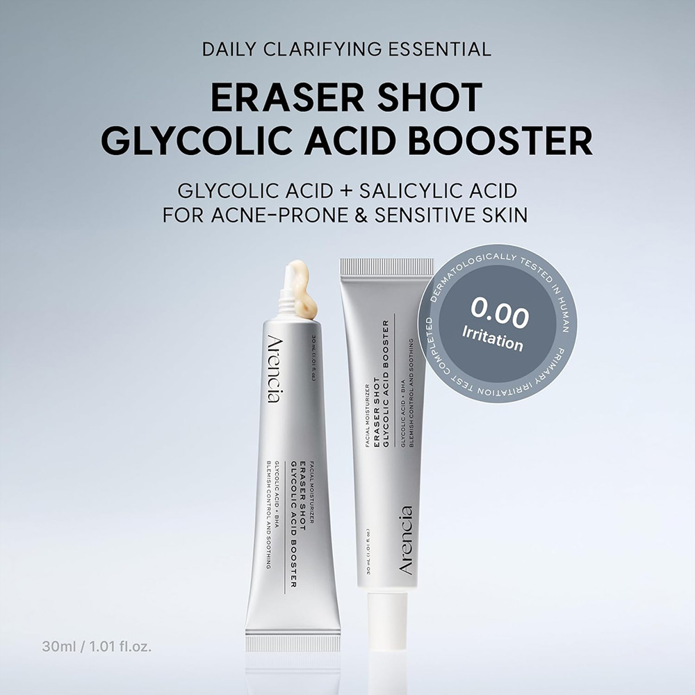 بوستر شات لایه بردار گلایکولیک اسید آرنسیا ( Eraser shot glycolic acid booster Arencia) - تصویر 2