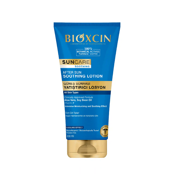 لوسیون بدن بعد آفتاب بیوکسین Bioxcin مرطوب کننده و تسکین دهنده 200 میل