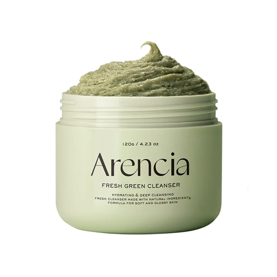 شوینده موچی برنج و چای سبز آرنسیا Arencia مدل Fresh Green وزن 120 گرم